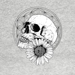 Macabre Goth Skull T-Shirt